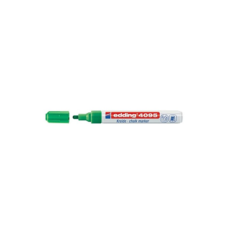 Edding 4095 Chalk Marker for Glass Windows, Non-Porous Surfaces Twin