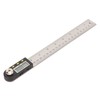 Digital Angle Ruler 200mm 0 to 360 Degree Stainless Steel