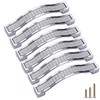 Sinyiol Bling Crystal Door Drawer Pulls Handle Knobs, 6 Pack