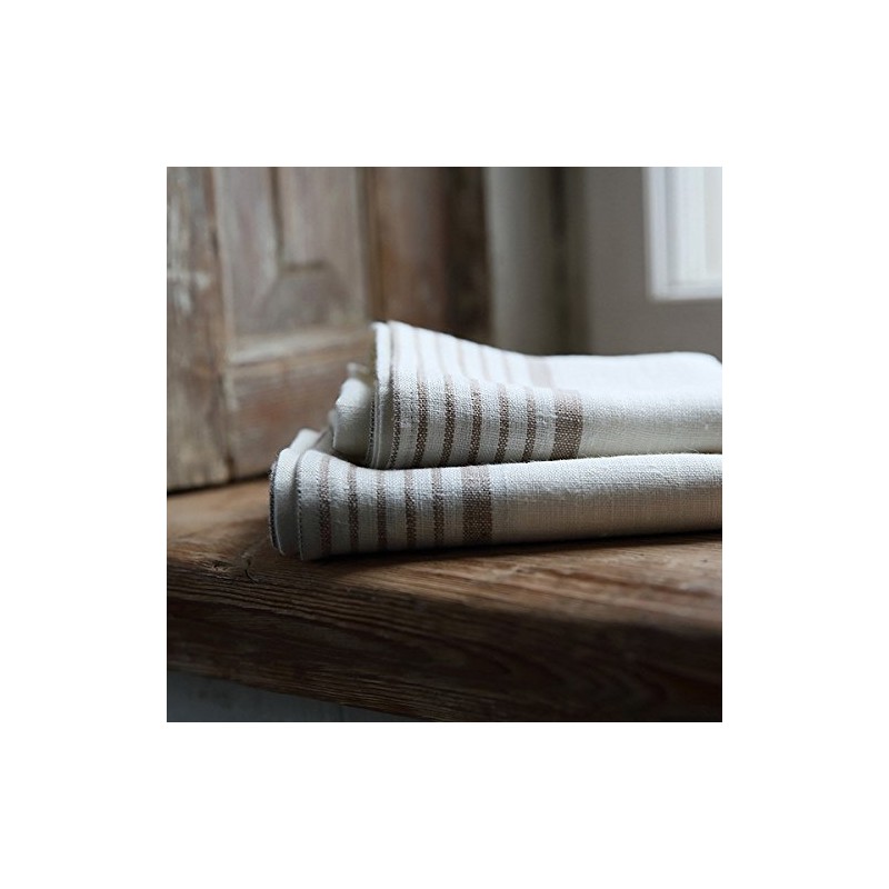 LinenMe 47 x 70 cm 100% Linen Hand Towels –