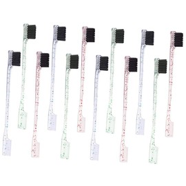 Minkissy 12pcs Dual Tip Eyebrow Comb Brush for Women Lightweight Makeup Tool for Shaping and Smoothing Eyebrows for Professional and Home Use