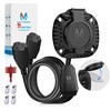 MICTUNING AC Port Plug with Heavy Duty Integrated Dual 20"