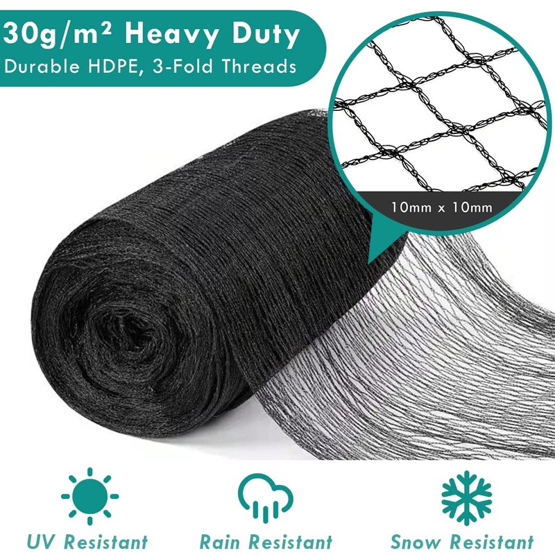 GRTHTATI 4 x 5 m Pond Net, Fine Mesh (10