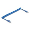 DeLOCK RJ45 Coiled Cable Male to Male Cat.6 UTP 0.6-1.2