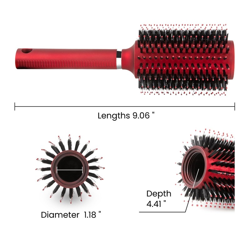 BeBesta Travel Hair Brush Secret Hidden Diversion Safe,Real Hair Brush