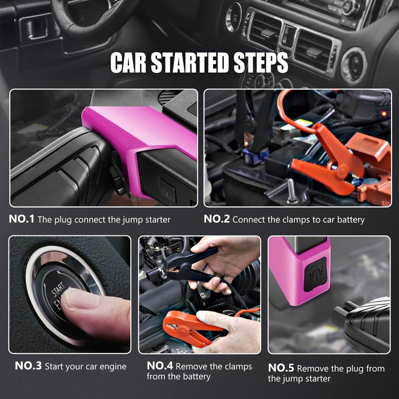 ‎DNA MOTORING TOOLS-00268 12V 1500A 15000 mAh Multi-Function Portable Car