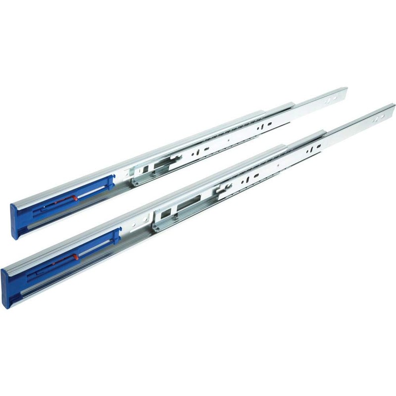 Shop Fox D4449 Push-To-Open Ball Bearing Drawer Slide, 16-Inch