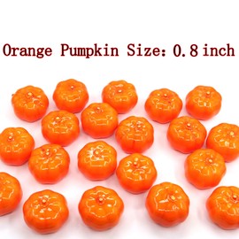 20Pcs Fake Artificial Vegetable Small Lifelike Artificial Faux Orange Pumpkin Party Decor Ornament, Simulation Display Foam Realistic Model for Home Kitchen Themed Tabletop Decor Photography Props