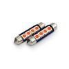 Genssi 42mm LED Bulbs Pair Pink 4 SMD 576 578