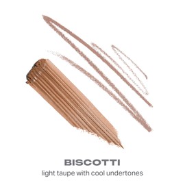 Morphe High Archiever Everyday Essentials Brow Kit - Precision Micro Eyebrow Pencil, Tinted Sculpting Brow Wax & 3-in-1 Brush for Shaping, Filling & Defining - Biscotti (3 Count)