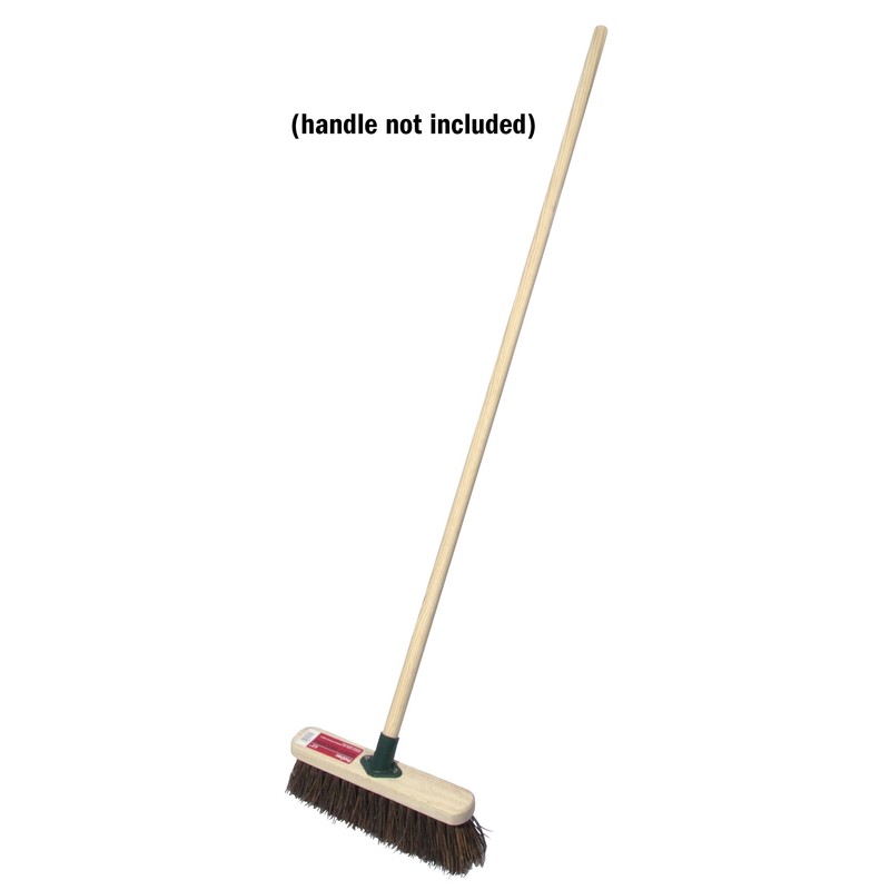 ProDec 12" Natural Palmyra Fibre Stiff Sweeping Broom Head for