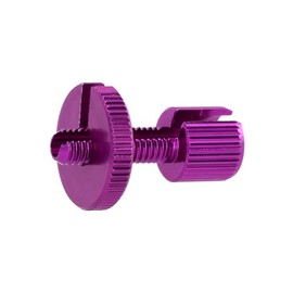 Adjusting Screw Anodised Purple for Bowden Cable, M6 x 22, Slotted - Simson S51, S50, SR50, Schwalbe KR51, SR4