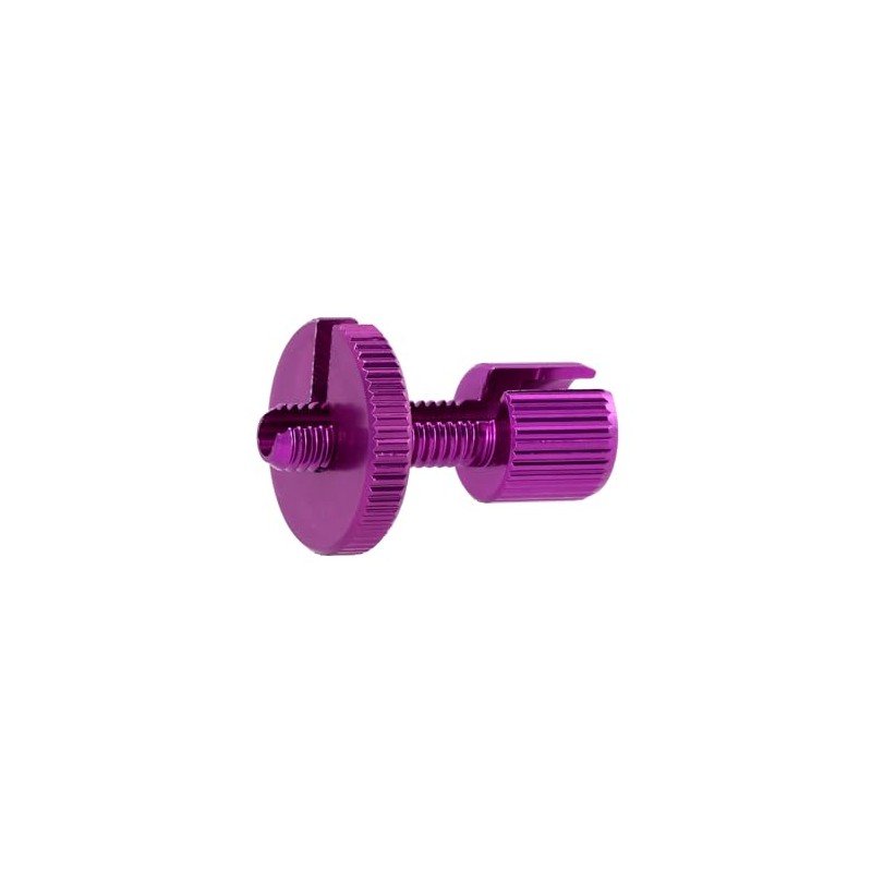 Adjusting Screw Anodised Purple for Bowden Cable, M6 x 22,