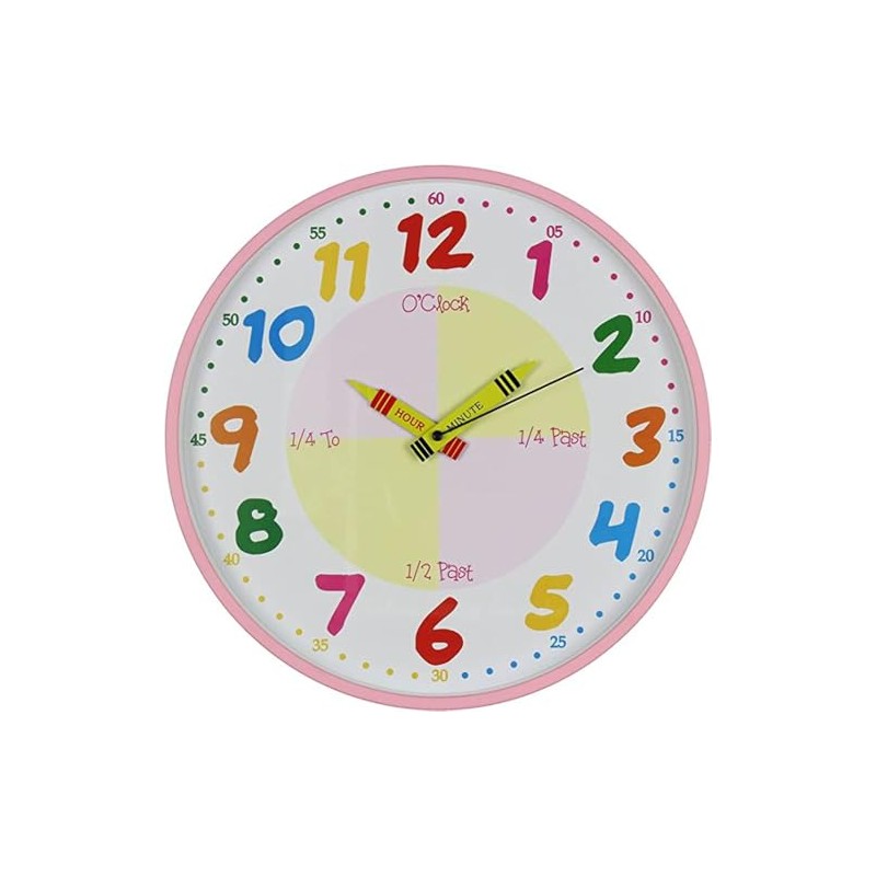 Teach Learn How to Tell Time Teacher Children Read Wall