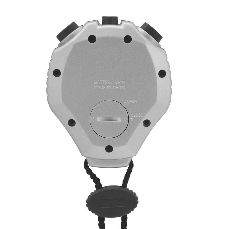 LINKSY(リンクシー) 濡れても安心防滴機構 スプリットタイム・ディアルタイム時計付 1/100秒 ストップウォッチ シルバー LS001S