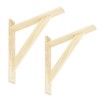 Velano - 2 x Angle Shelf Brackets Set of 2