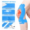Flintronic 8PCS Precut Kinesiology Tape for Knee, Elastic Waterproof Sports