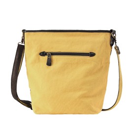 ANNGOTI Cowhide & Canvas Crossbody Bags for Women, Western Purses Shoulder Bag for women, Handmade Cowhide Crossbody Purse