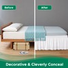 Biscaynebay Wrap Around Bed Skirts for Twin & Twin XL