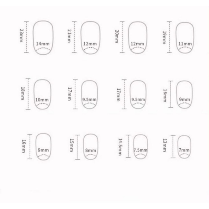 24Pcs Oval False Nails, Nude Pink Gradient Short Acrylic Full