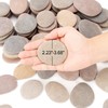 [About 98 PCS - 103 PCS](18.1 Pounds) Painting Rocks,2.23"-3.68" River