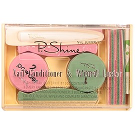 P-SHINE Japanese Manicure Kit, Professional Nail Kit, Care Nail Plate, Repair Treatment + Instructions for Damaged Nails