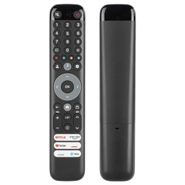 RC833 GUB1 Sprachfernbedienung kompatibel mit TCL LED LCD TV 50C643 50C745 55C745 55C641 55C749 65C643 75P745 75C845 98P745 50QM8B Controller Ersatz mit Network flix PrimeVideo Youtube Tasten