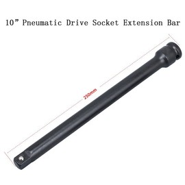 Impact Extension Bar Black Socket Extension Bar Chrome Molybdenum Steel Power Tools Accessories - 1/2" x 250mm