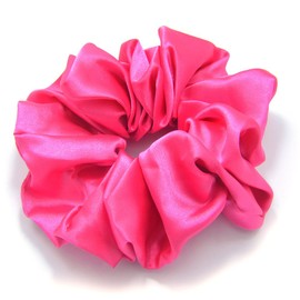 Paris Kid's Rainbow Color Voluminous Scrunchie Hair Elastic Pink