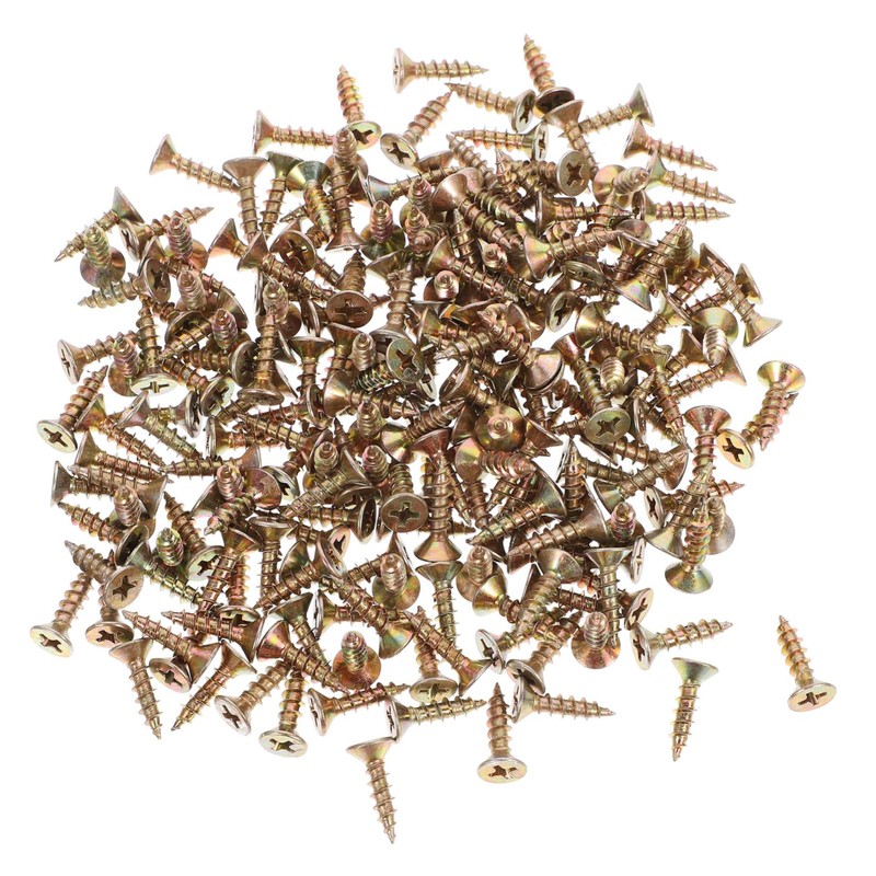 VILLFUL DIY Kit 200pcs Self Tapping Screws 4mm Galvanized Steel