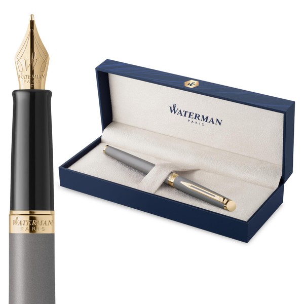 Waterman Hémisphère Fountain Pen | Stone Grey (The Understated Edit