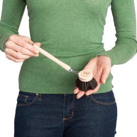 Redecker(レデッカー) 柄付きキッチンブラシSサイズ (ソフト馬毛)