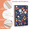 3pcs Cuaderno Espiral 240 Hojas Oficina Estudio Hogar Cuadernos Tapa