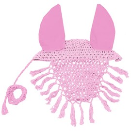 Derby Originals Fly Veils/Ear Nets, Pink, Full Size