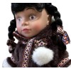Arctic circle New Indigenous Rubber Face soft Body Doll faux