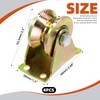 Tanstic 4Pcs 2 Inch V Groove Wheels with Bracket, 1045