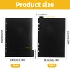 BDHYYM Dividers for Folder A5, Plastic Index A5 6 Hole