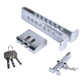 Bloqueador Traba Pedal Auto Antirrobo Seguridad + Candado