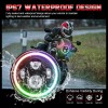 CHUSYYRAY DOT 7inch Motorcycle LED Headlight Hi/Lo Beam for Honda