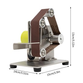 Mini Belt Sander Electric Bench Grinder Modern Belt-Sander Grinding Machine 7-Speed Grinder Polisher Mini Multifunctional Bench Belt Grinder Kit for DIY Wood Metal