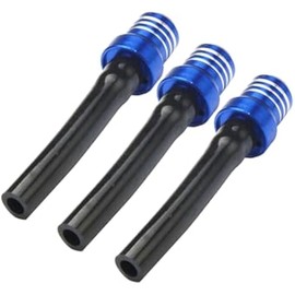 Dirt Bike Gas Cap Vent Hose 3 Pcs Fuel Tank Valve Tube Breather CNC Universal for 50-450cc YZ YZF TTR PW DRZ YFZ ATV Dirt Pit Bike Blue