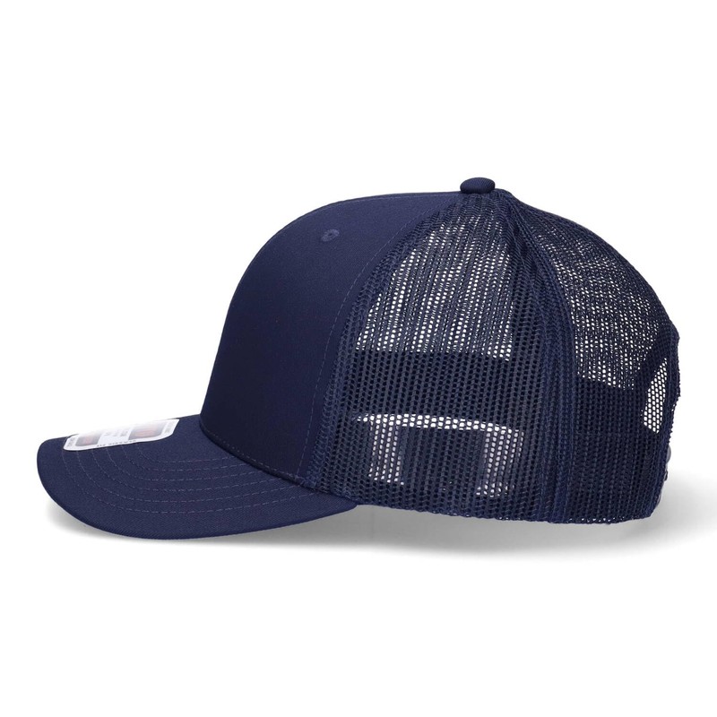 Otto Basic Solid Curved Visor Mesh Cap Basic Solid Curved