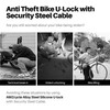 Heavy-Duty U Lock for Bike & E-Bike, Anti Bolt Cutter