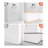 LH_DECOR 3 Cenefas Moldura Zoclo Decorativo Pared Vinilo Autoadhesivo