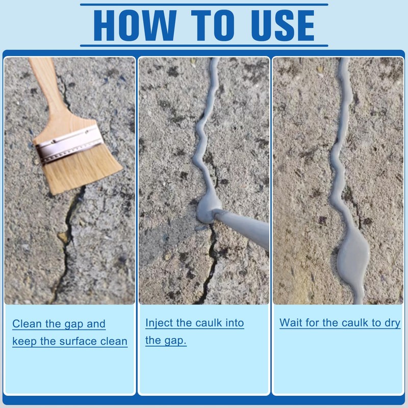 Concrete Caulking Adhesive,Self Leveling Concrete Crack Filler,Self Leveling Sealant,Heavy Duty
