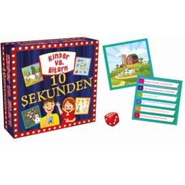 10 Seconds to Guess What is in the Picture! Family Board Games, Memory Game, Memory Game, Educational Games, Children vs Parents, 10 Seconds, Age 5+