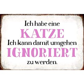 Schatzmix Tin-Plate Sign, Sheet metal, Multicoloured, 20x30 cm