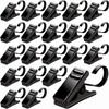 BIHRTC Pack of 25 Black Curtain Clips String Light Hangers