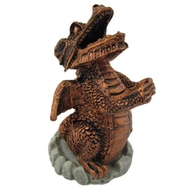 Spirit of Equinox Smoking Dragon Incense Cone Holder (Gold)