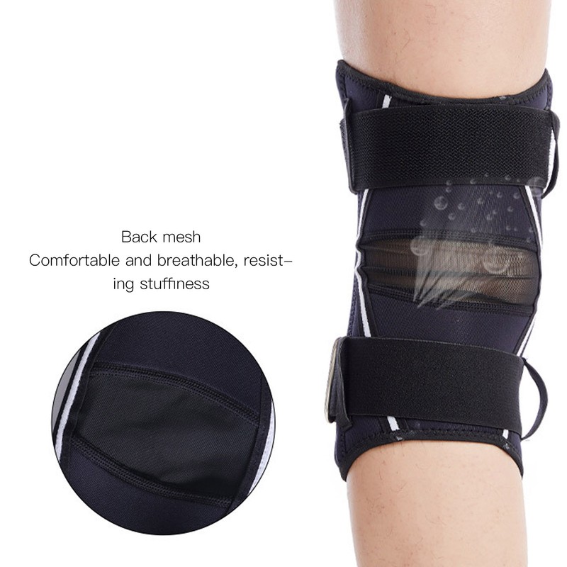 Knee Brace with Side Stabilizers Adjustable Compression Knee Support Brace